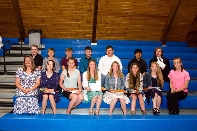 Eighth Grade Graduates by B. Hockenbary